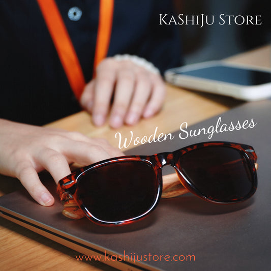 Zebra Wooden Fashion Sunglasses Polarized Shades for Women Gifts Sunnies